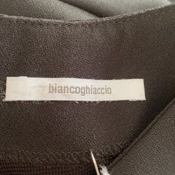 NWT biancoghiaccio Black Dress - Picture 4 of 11